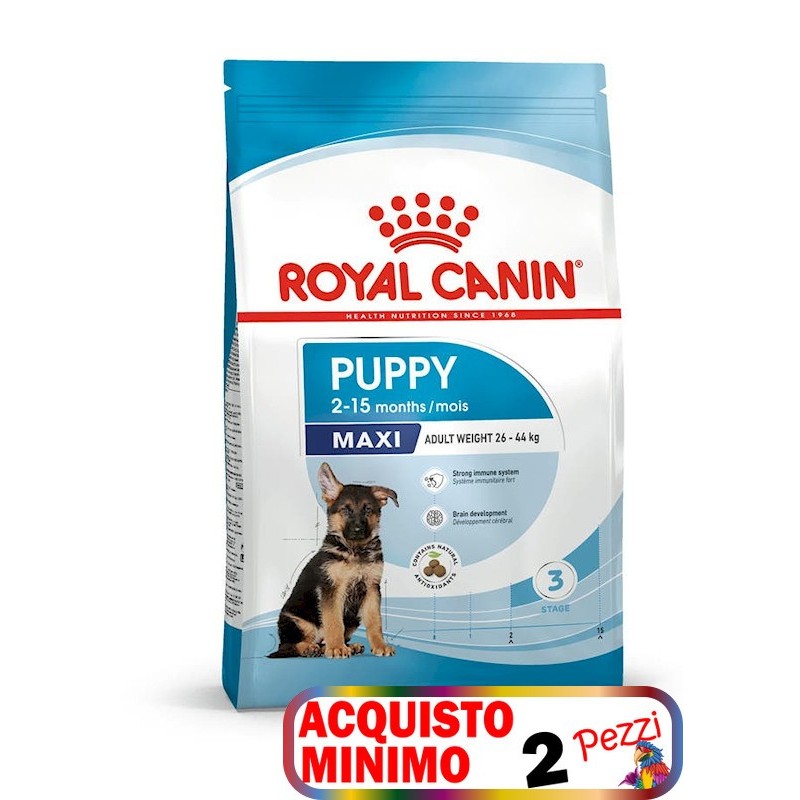 ROYAL CANIN MAXI PUPPY KG.15 **acquisto minimo 2 sacchi*