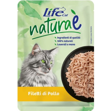 LIFE PET CARE LIFE CAT NATURA E' BUSTA GR 70 POLLO*scadenza 09-26*