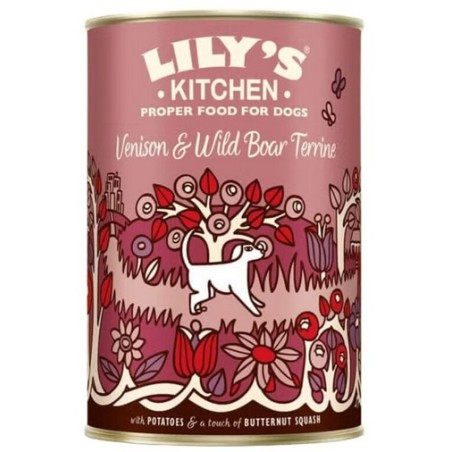 NESTLE' Lily's Kitchen Dog Adult Venison Wild Boar Terrine con Patate Zucca e Fagioli Verdi 400 gr