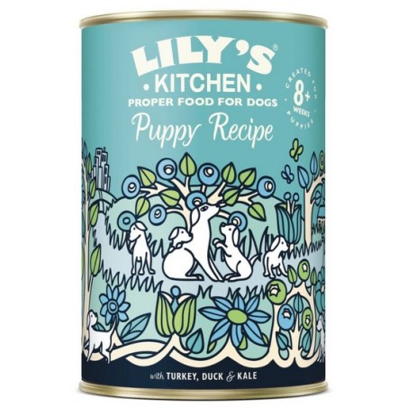 NESTLE' Lily's Kitchen Dog Puppy con Tacchino e Anatra 400 gr