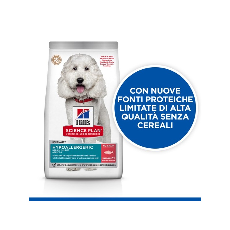 HILL'S SP ADULT HYPOALLERGENIC MEDIUM 12KG