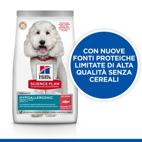 HILL'S SP ADULT HYPOALLERGENIC MEDIUM 12KG