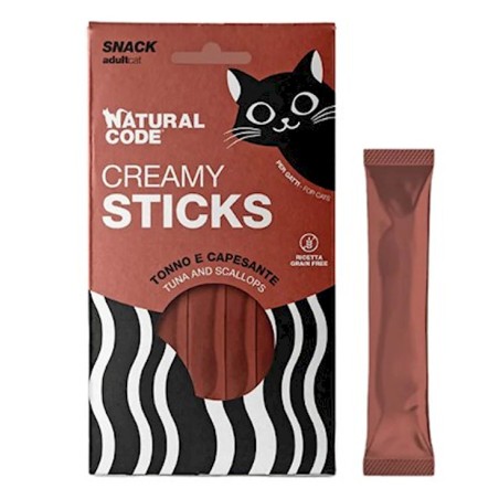 NATURAL LINE NATURAL CODE CREAMY STICKS TONNO CAPPESANTE 4x14gr