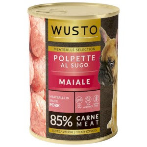 WUSTO DOG POLPETTE AL SUGO MAIALE 400GR