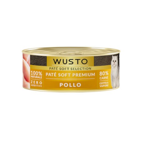 WUSTO CAT PATÈ SOFT POLLO 85GR