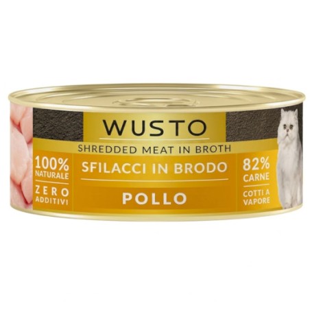 WUSTO CAT SFILACCI IN BRODO POLLO 85GR