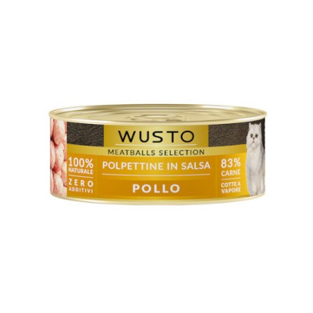 WUSTO CAT POLPETTINE IN SALSA POLLO 85GR