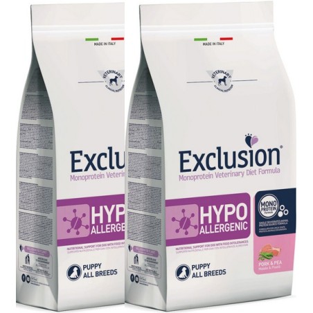 DORADO EXCLUSION HYPOallergenic PUPPY PORK AND PEA ALL BREEDS KG. 12**acquisto minimo 2pz**