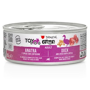 DISUGUAL DOG Cubes 85gr ADULT ANATRA SPECK lenticchie