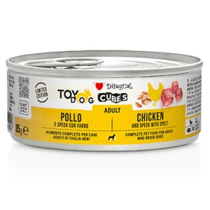 DISUGUAL DOG Cubes 85gr ADULT POLLO SPECK farro