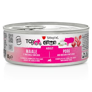 DISUGUAL DOG Cubes 85gr ADULT MAIALE BRESAOLA riso