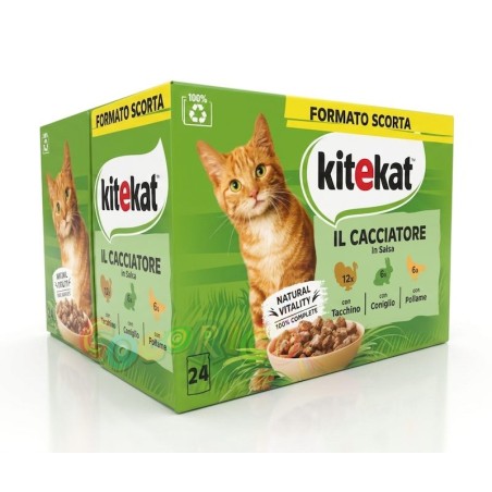 KITEKAT multipack BUSTE "IL CACCIATORE" 85gr