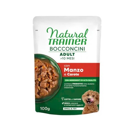 AFFINITY TRAINER DOG NATURAL busta 100gr MANZO CAROTE