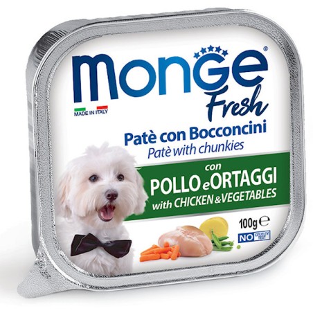 MONGE MONGE FRESH GR.100 POLLO E ORTAGGI