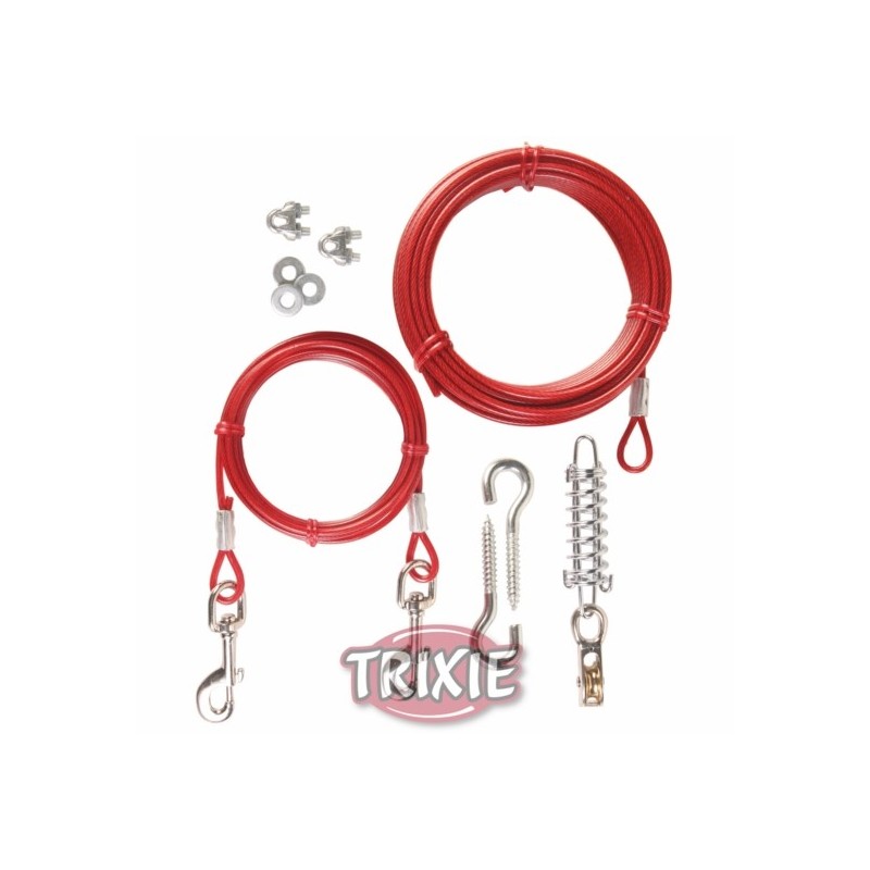 GUINZAGLIO FISSO CON GUINZAGLIO AEREO TRIXIE
