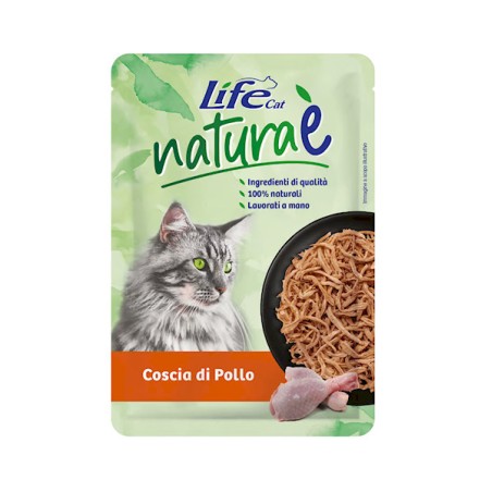 LIFE PET CARE LIFE CAT NATURA E' BUSTA GR 70 COSCIA DI POLLO *scadenza 11-26*