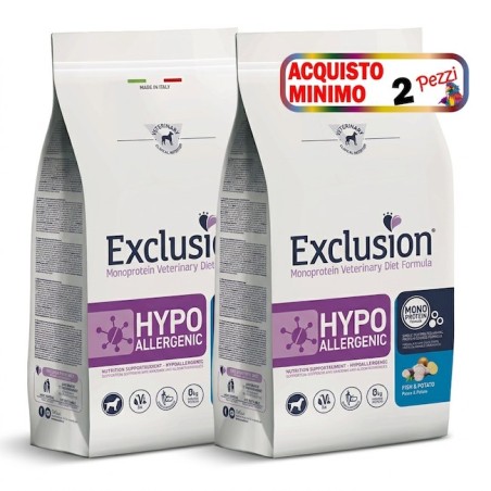 DORADO EXCLUSION HYPOallergenic FISH MEDIUM/LARGE KG.12**acquisto minimo 2pz**