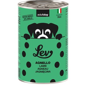 LEV DOG 400GR patè AGNELLO