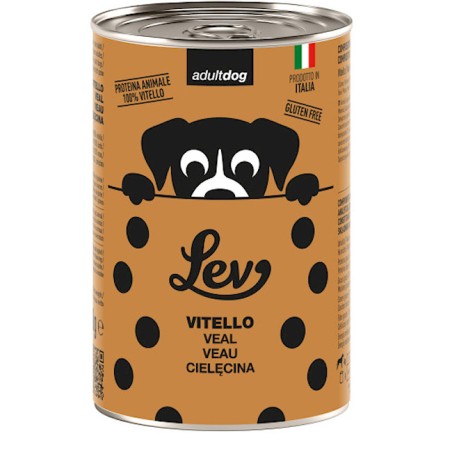 LEV LEV DOG 400GR patè VITELLO
