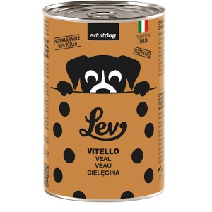 LEV DOG 400GR patè VITELLO