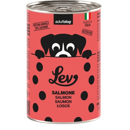 LEV LEV DOG 400GR patè SALMONE