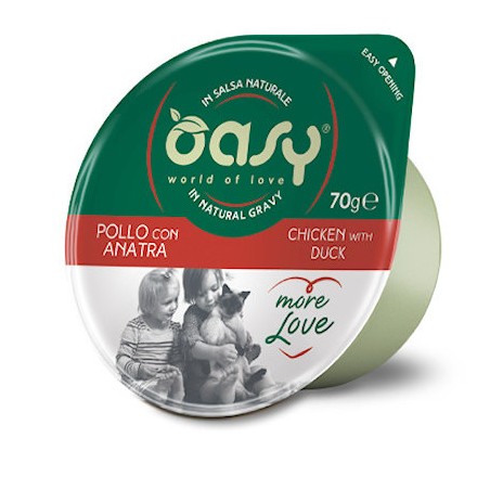 OASY OASY MORE LOVE COPPETTA GR.70 POLLO ANATRA