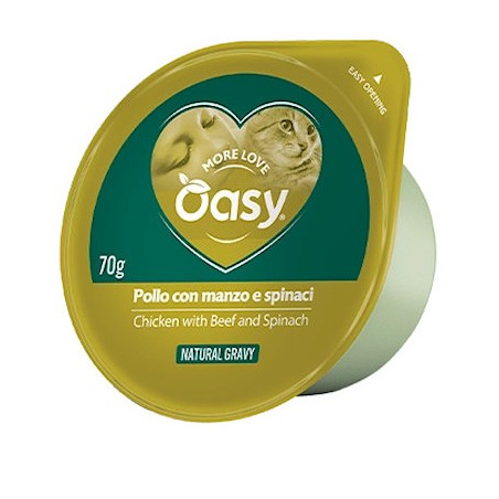 OASY OASY MORE LOVE COPPETTA GR.70 POLLO MANZO SPINACI