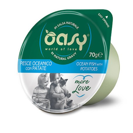 OASY OASY MORE LOVE COPPETTA GR.70 PESCE OCEANICO PATATE