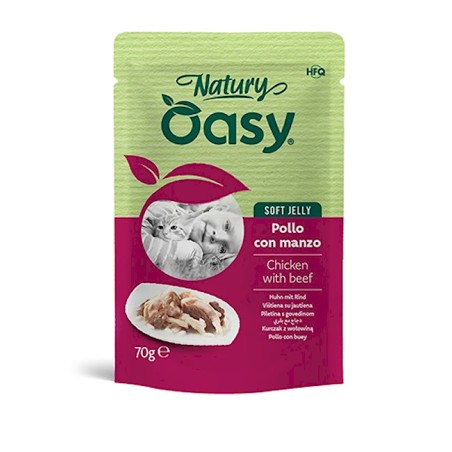 OASY OASY CAT BUSTA NATURALE GR.70 POLLO MANZO