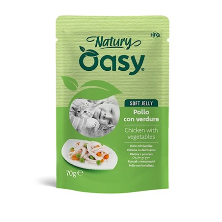 OASY OASY CAT BUSTA NATURALE GR. 70 POLLO VERDURE