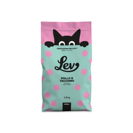 LEV LEV CAT 1,5KG KITTEN POLLO TACCHINO -breve scadenza-