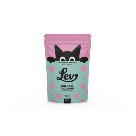 LEV LEV CAT 300gr KITTEN POLLO TACCHINO -breve scadenza-