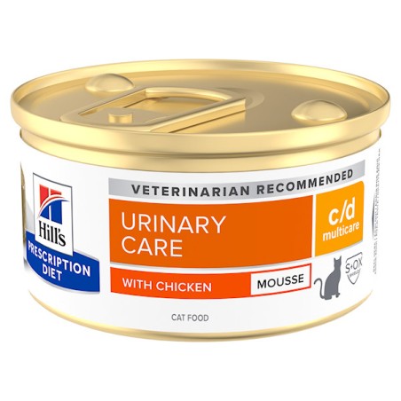 HILL'S Hill's Prescription Diet c/d Multicare gatti mousse pollo 85 g