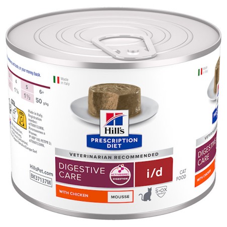 HILL'S Hill's Prescription Diet i/d gatti mousse pollo 200 g