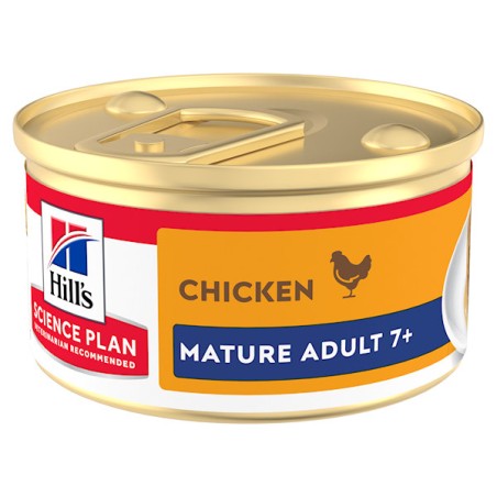 HILL'S Hill’s Science Plan Mature Adult gatti mousse Pollo 85 g