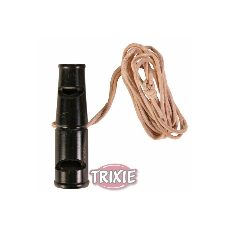 FISCHIETTO IN CORNO DI BUFALO TRIXIE 6CM