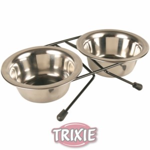 SET CIOTOLE IN ACCIAIO INOX CON SUPPORTO TRIXIE 
