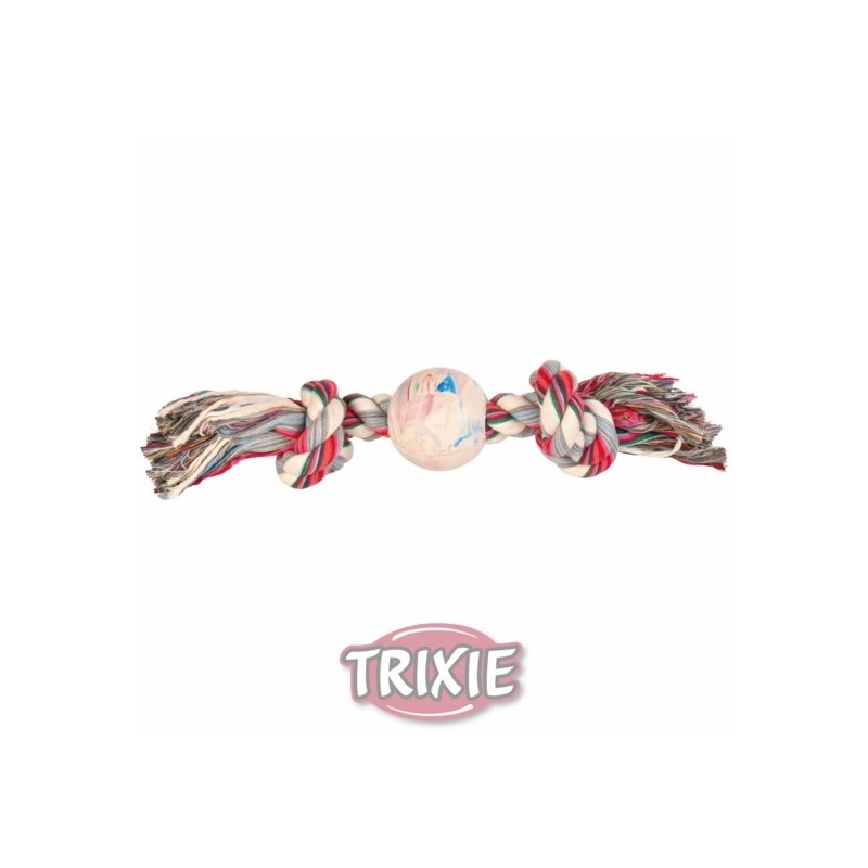 GIOCO TRIXIE CORDA CON PALLA IN GOMMA