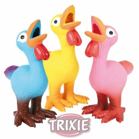 GIOCO TRIXIE POLLI BECCO APERTO 14CM