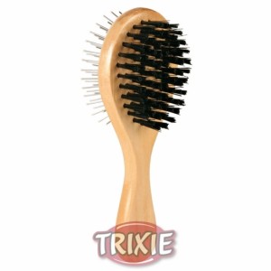 SPAZZOLA TRIXIE DOPPIA IN LEGNO