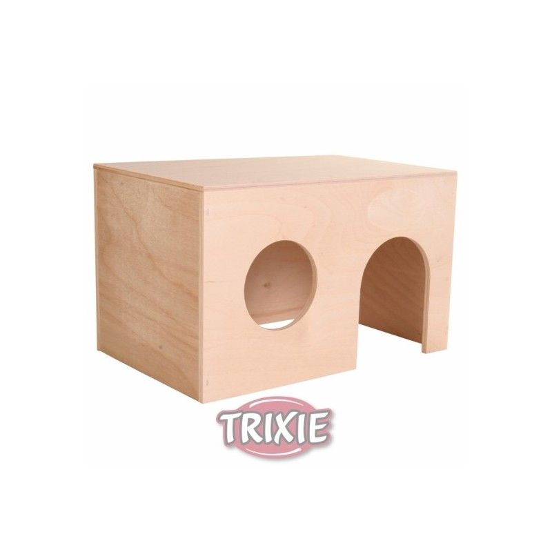 CASETTA IN LEGNO TRIXIE  PER PORCELLINI D'INDIA PICCOLA