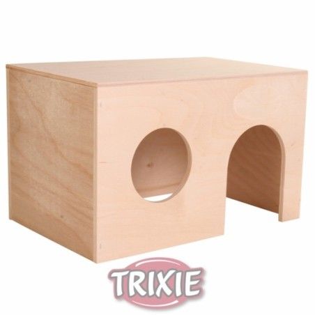 CASETTA IN LEGNO TRIXIE  PER PORCELLINI D'INDIA GRANDE