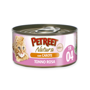 PETREET NATURA TONNO ROSA CON CAROTE GR.70