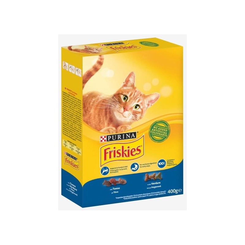 FRISKIES CROCCHETTE GR.400 TONNO VERDURE