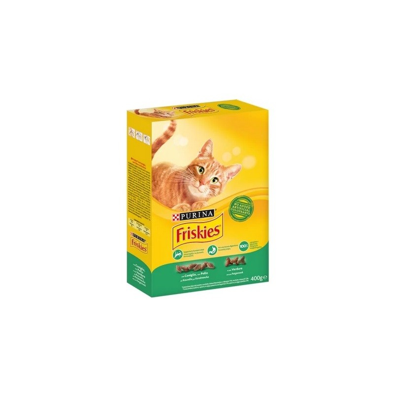 FRISKIES CROCCHETTE GR.400 CONIGLIO POLLO VERDURE