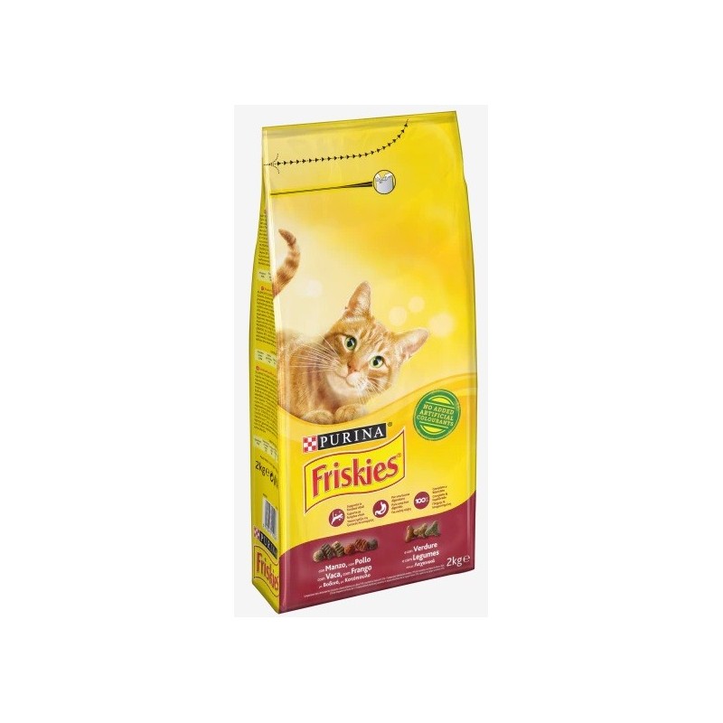 FRISKIES CROCCHETTE KG.2 MANZO POLLO VERDURE