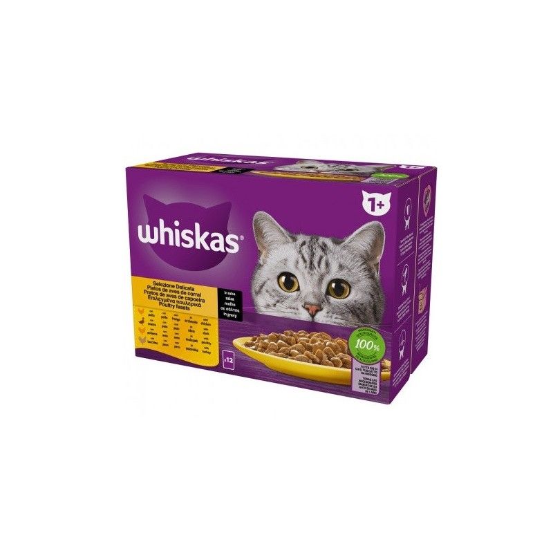 WHISKAS BUSTE MULTIPACK SELEZIONE DELICATA 12X85 GR