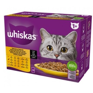 WHISKAS BUSTE MULTIPACK SELEZIONE DELICATA 12X85 GR