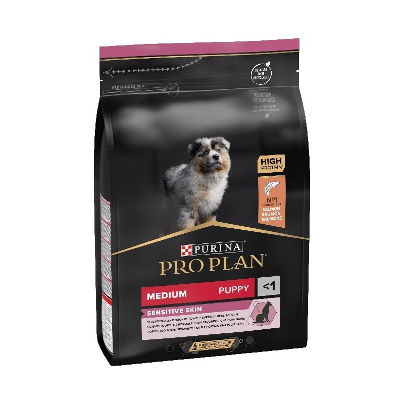 PURINA PRO PLAN DOG OPTIDERMA PUPPY SENSITIVE MEDIUM 3KG