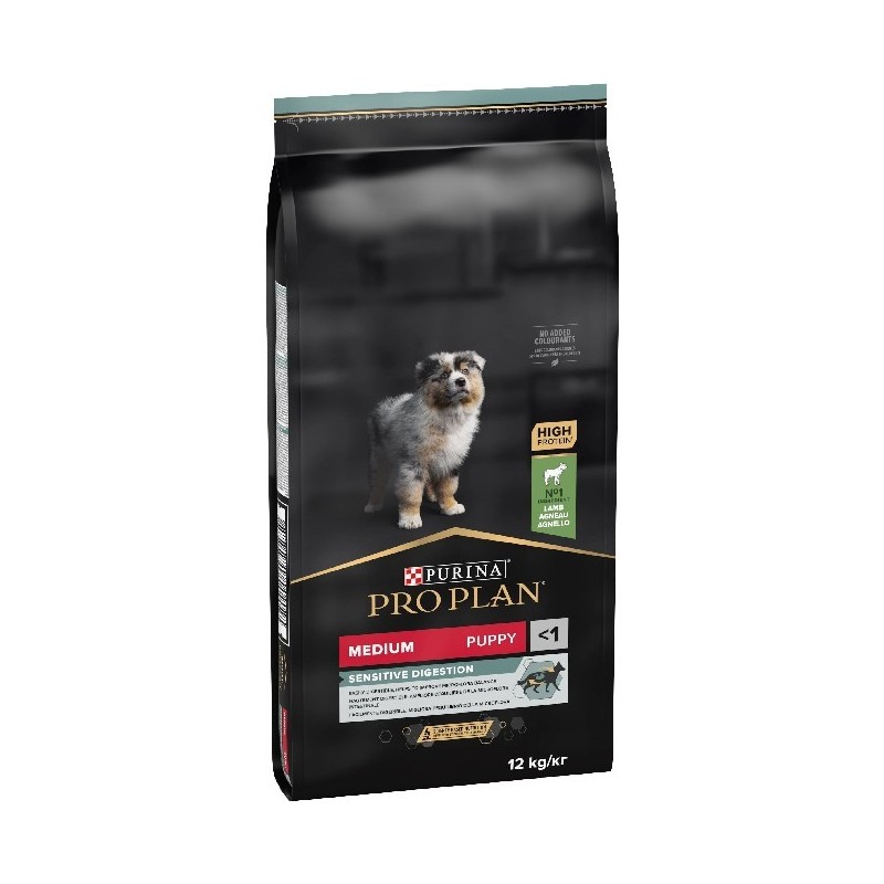 PURINA PRO PLAN PUPPY MEDIUM OPTIDIGEST AGNELLO E RISO 12 KG